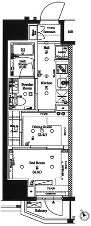 ARKMARK水天宮前Iの物件間取画像